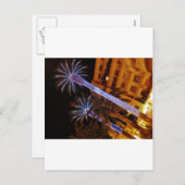 Cartes Pour Fêtes Annuelles Lumières de Noël Sicile (Devant / Derrière)