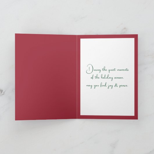 Cartes Pour Fêtes Annuelles Lumières de Noël sur un tracteur agricole vert (Intérieur)