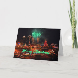 Cartes Pour Fêtes Annuelles Lumières de plaza de Kansas City de feux