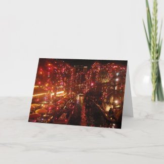 Cartes Pour Fêtes Annuelles Lumières de San Antonio Riverwalk