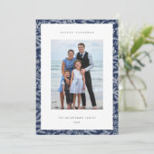 Cartes Pour Fêtes Annuelles Lumières d'hiver | Hanoukka photo verticale modern (Debout devant)