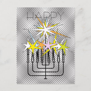 CARTES POUR FÊTES ANNUELLES LUMIÈRES HANOUKKA