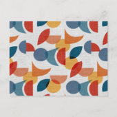 Cartes Pour Fêtes Annuelles Lumineuse géométrique rétro Abstrait Moyen-siècle  (Devant)