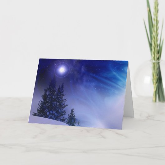 Cartes Pour Fêtes Annuelles Luminosité de Noël (Devant)