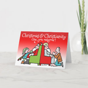 Cartes Pour Fêtes Annuelles L'un de ces Santas, vous dépassez ! -Carte pour le