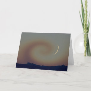 Cartes Pour Fêtes Annuelles Lune de désert