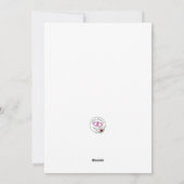 Cartes Pour Fêtes Annuelles Lune de loup d'hiver (Dos)