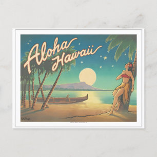 Cartes Pour Fêtes Annuelles Lune sur la tête de diamant