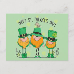 Cartes Pour Fêtes Annuelles Lutins de la Saint-Patrick