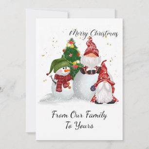 Cartes Pour Fêtes Annuelles Lutins de Noël