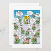 Cartes Pour Fêtes Annuelles Lutins du mois (Devant / Derrière)