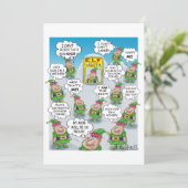 Cartes Pour Fêtes Annuelles Lutins du mois (Debout devant)