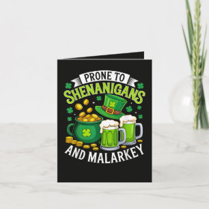 Cartes Pour Fêtes Annuelles Lutins irlandais Saint-Patrick enclin aux farces