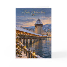 Luzern Kapellbrücke Joyeux Noël