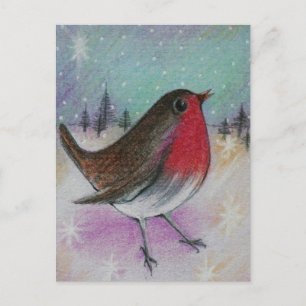 Cartes Pour Fêtes Annuelles M. Christmas Robin