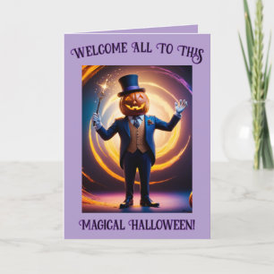 Cartes Pour Fêtes Annuelles M. Citrouille Magical Halloween (2)