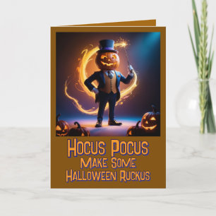 Cartes Pour Fêtes Annuelles M. Citrouille Magical Halloween (3)