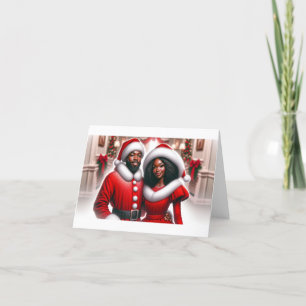 CARTES POUR FÊTES ANNUELLES M. ET MME SANTA CLAUS