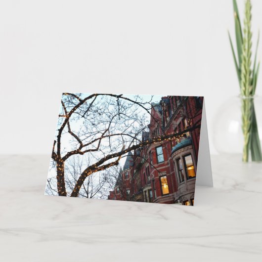 Cartes Pour Fêtes Annuelles MA de Boston (Devant)