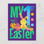 Cartes Pour Fêtes Annuelles Ma première Pâques (Devant)