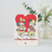 Cartes Pour Fêtes Annuelles Ma Saint Valentin (Debout devant)