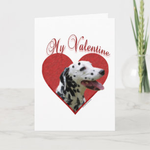 Cartes Pour Fêtes Annuelles Ma Saint-Valentin dalmate