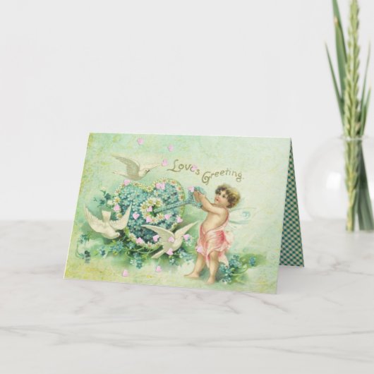 Cartes Pour Fêtes Annuelles Ma salutation aimée de Valentine (Devant)