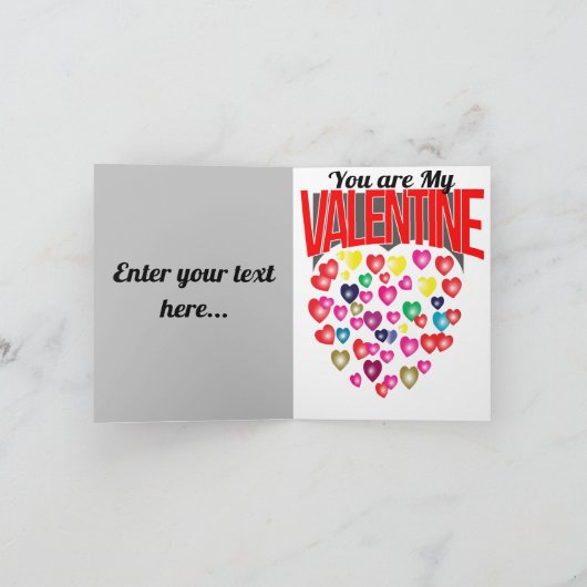 Cartes Pour Fêtes Annuelles Ma spéciale Velentine (Intérieur)