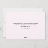 Cartes Pour Fêtes Annuelles Macarons framboise rose Saint-Valentin (Dos)