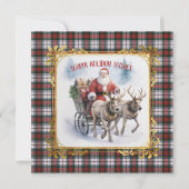 Cartes Pour Fêtes Annuelles MacDuff Dress Scottish Tartan Christmas (Devant)