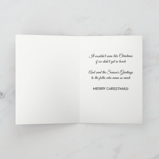 Cartes Pour Fêtes Annuelles MacLean Chasse Ancien Tartan Noël (Intérieur)