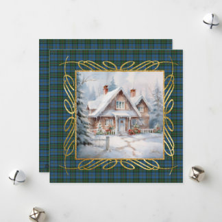 Cartes Pour Fêtes Annuelles MacLeod Harris Ancient Scottish Tartan Christmas 