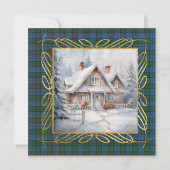 Cartes Pour Fêtes Annuelles MacLeod Harris Ancient Scottish Tartan Christmas (Devant)