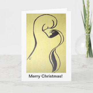 Cartes Pour Fêtes Annuelles Madonna and Child Christmas Card