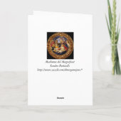 Cartes Pour Fêtes Annuelles Madonna del Magnificat (Dos)