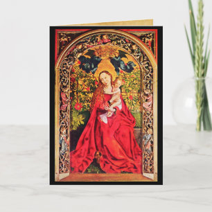 CARTES POUR FÊTES ANNUELLES MADONNA DU ROSE BOWER
