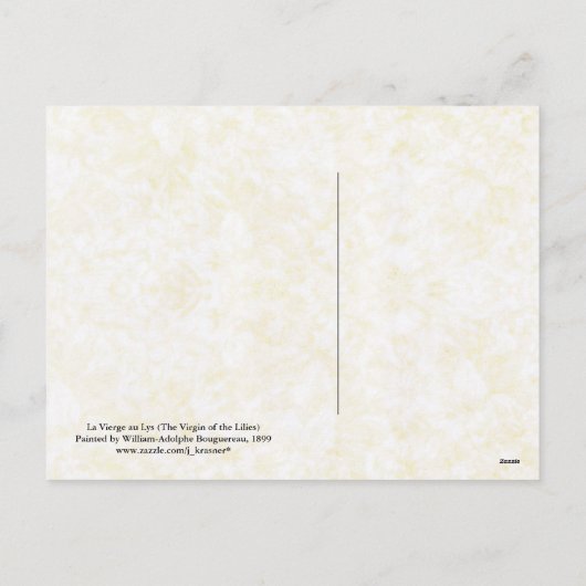 Cartes Pour Fêtes Annuelles Madonna et Noël d'enfant (Dos)