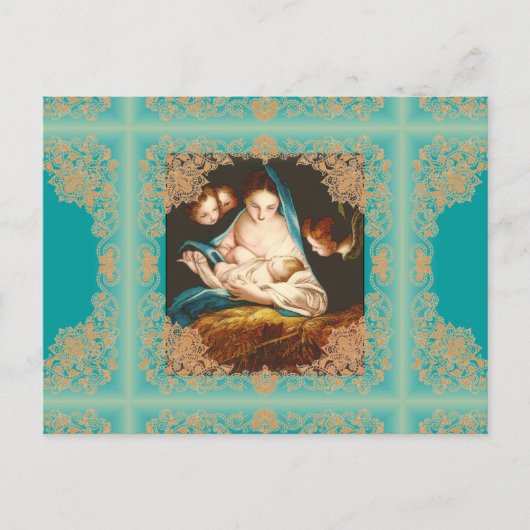 Cartes Pour Fêtes Annuelles Madonna With Baby Jesus par Carlo Maratta (carte p (Devant)