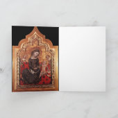 CARTES POUR FÊTES ANNUELLES MADONNE DE L'HUMILITÉ (Intérieur)