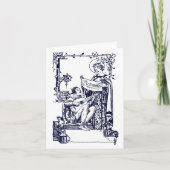 Cartes Pour Fêtes Annuelles Madrigal de Noël (Devant)