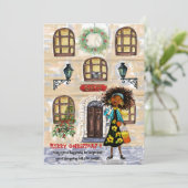 Cartes Pour Fêtes Annuelles Magasin de Noël amusant Petites factures Grand Bon (Debout devant)