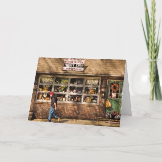Cartes Pour Fêtes Annuelles Magasin - The Thrift Shop (Devant)