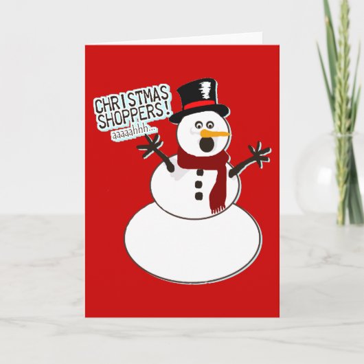 Cartes Pour Fêtes Annuelles Magasins de Noël ! (Devant)