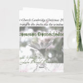 Cartes Pour Fêtes Annuelles Magi dans la fenêtre (Dos)