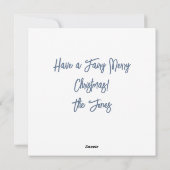 Cartes Pour Fêtes Annuelles Magic Fairy Christmas Flat Holiday Card (Dos)