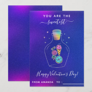 Cartes Pour Fêtes Annuelles Magical Candy Jar école pour enfants Saint-Valenti