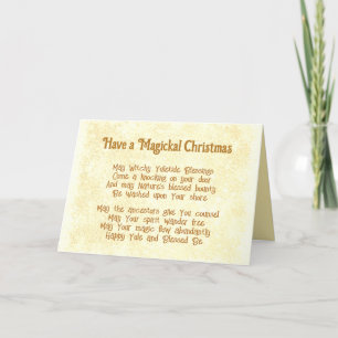 Cartes Pour Fêtes Annuelles Magickal Christmas Holiday Card