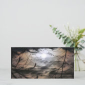 Cartes Pour Fêtes Annuelles Magickal Moonscape (vide à l'intérieur) (Debout devant)