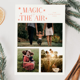 Cartes Pour Fêtes Annuelles Magie Dans L'Air Multi Photo Pêche
