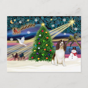 Cartes Pour Fêtes Annuelles Magie de Noël-English Springer